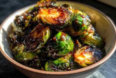Maple Sriracha Brussels Sprouts - Featured