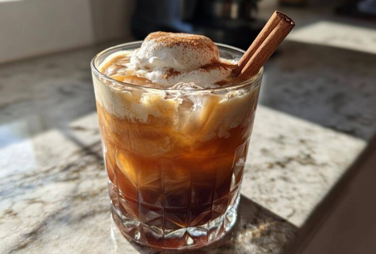 Pumpkin Spice Cold Brew Cocktail - Featured