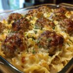 Swedish Meatball Casserole - Featured