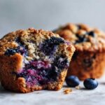 Vegan blueberry muffins - Featured