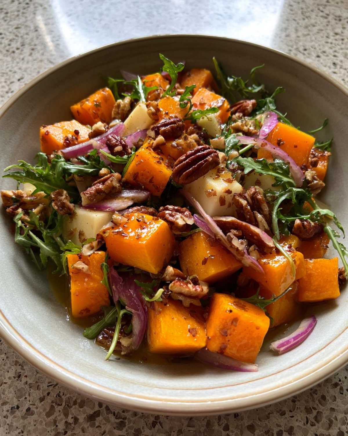 Autumn Butternut Squash & Apple Salad with Maple Dressing - detail 1