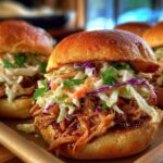 BBQ Pulled Pork Sliders with Slaw
