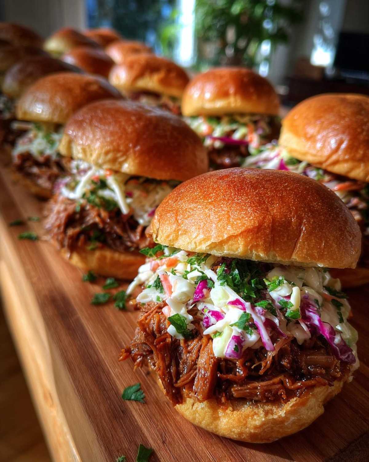 BBQ Pulled Pork Sliders with Slaw - detail 2