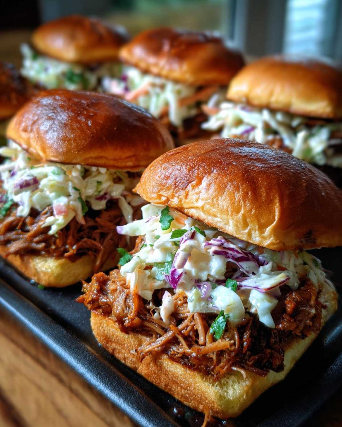 BBQ Pulled Pork Sliders with Slaw - detail 3