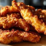 Baked Chicken Tenders with Pretzel Crust