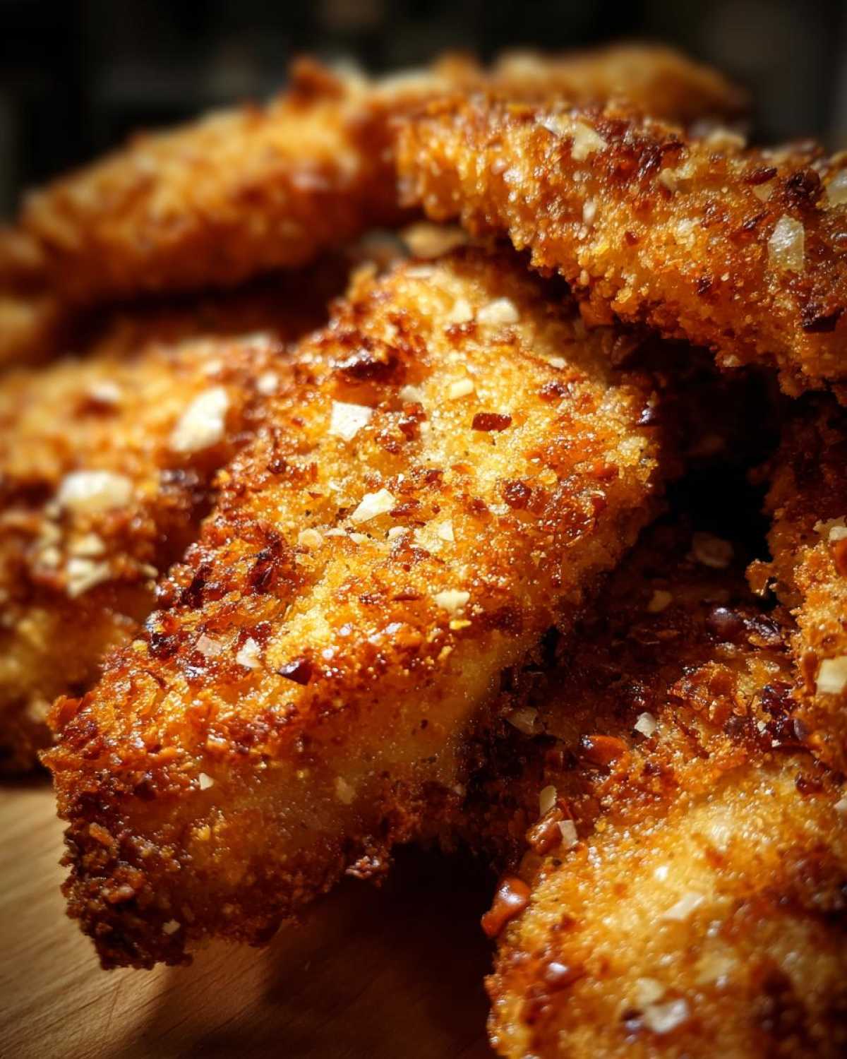 Baked Chicken Tenders with Pretzel Crust - detail 2