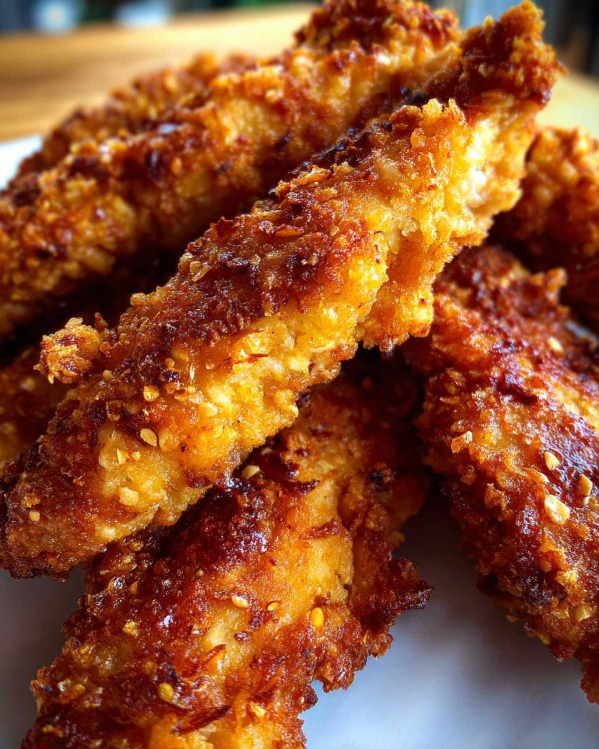 Baked Chicken Tenders with Pretzel Crust - detail 4