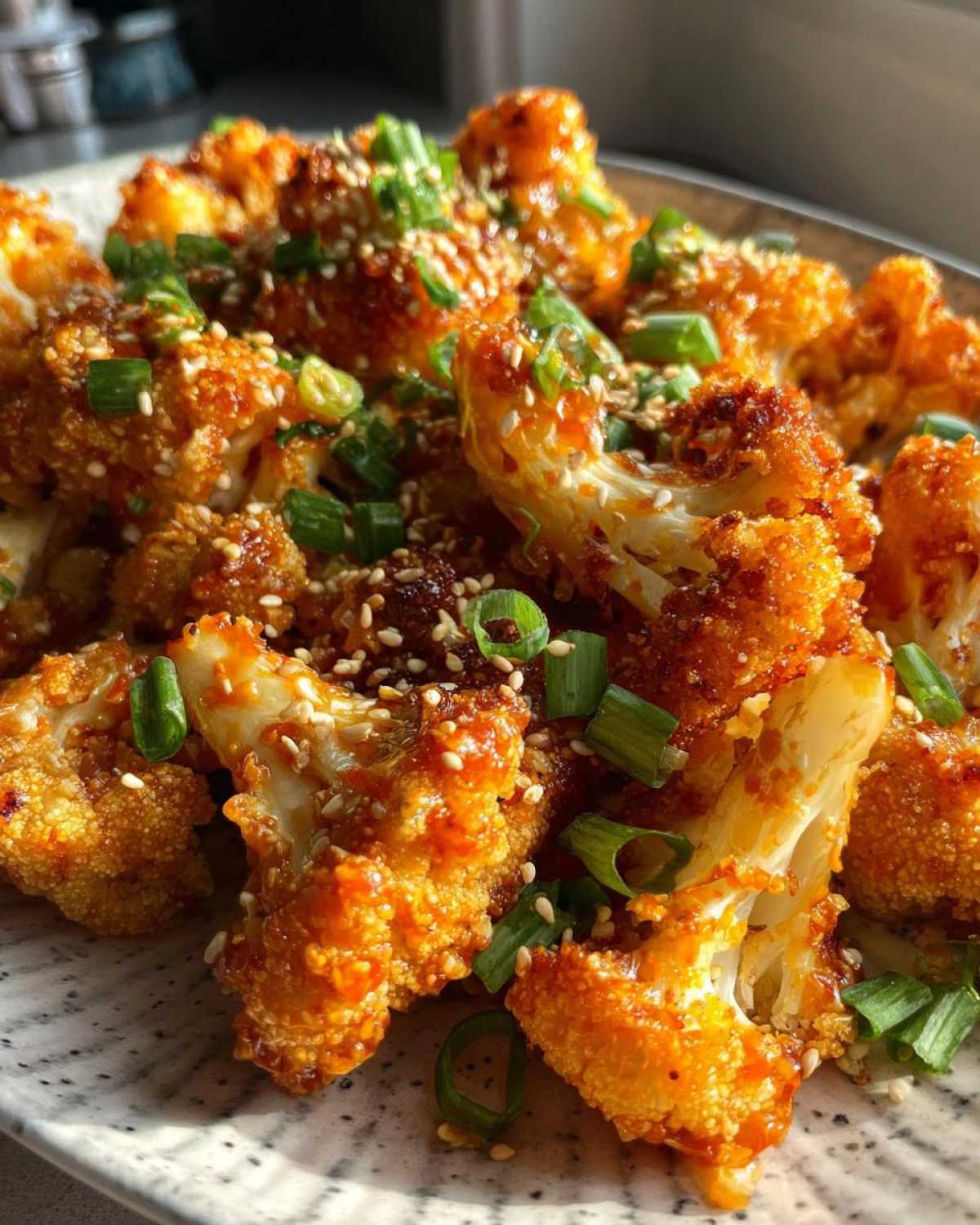 Bang Bang Cauliflower (Baked Not Fried) - detail 2
