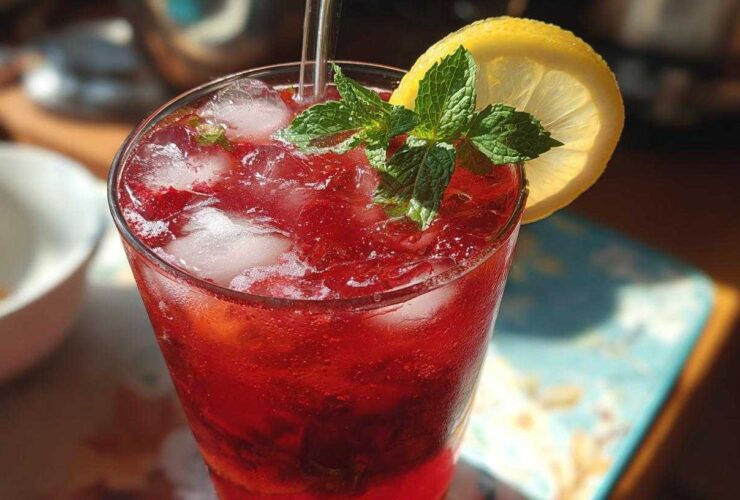 Berry Hibiscus Iced Tea Lemonade