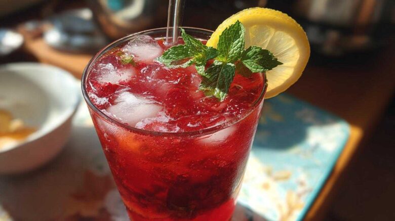 Berry Hibiscus Iced Tea Lemonade