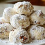 Brown Butter Pecan Snowball Cookies