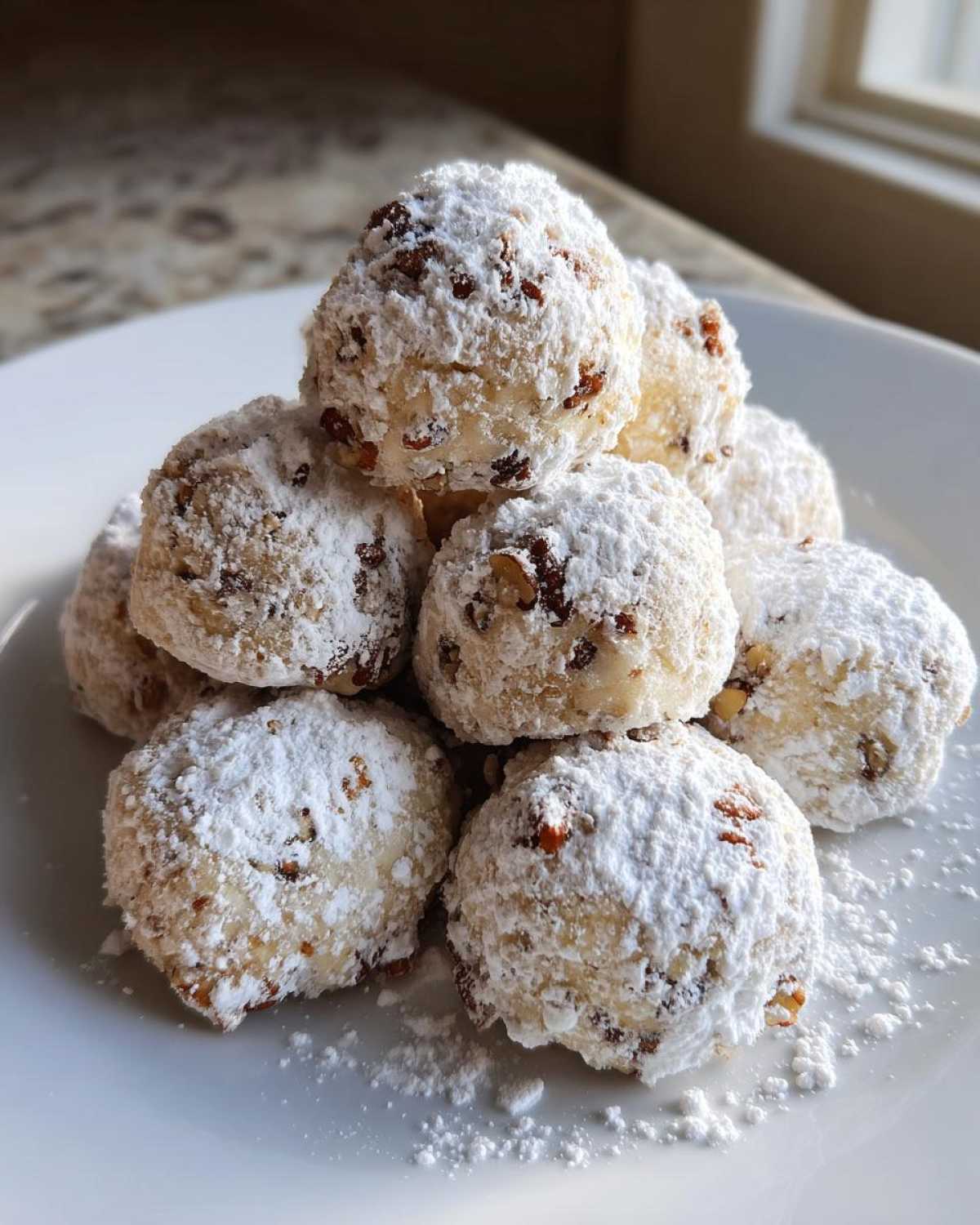 Brown Butter Pecan Snowball Cookies - detail 3