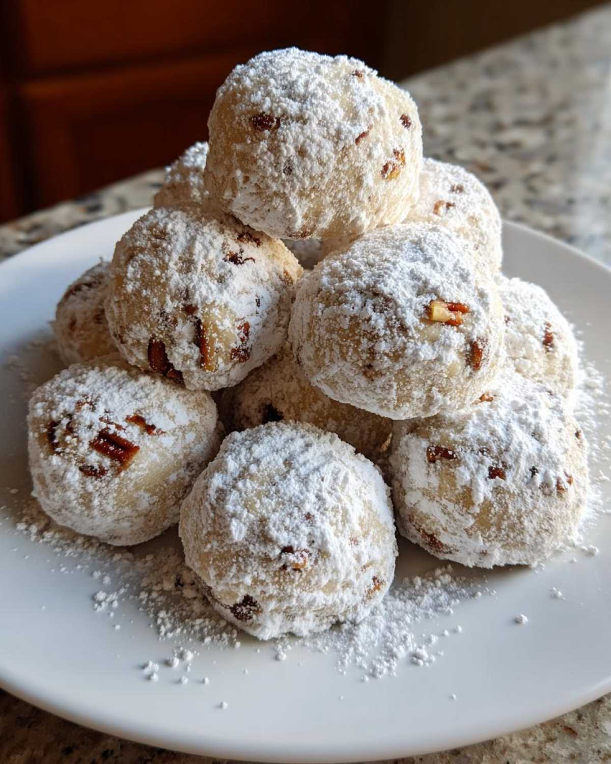Brown Butter Pecan Snowball Cookies - detail 4