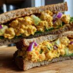 Buffalo Chickpea Salad Sandwich