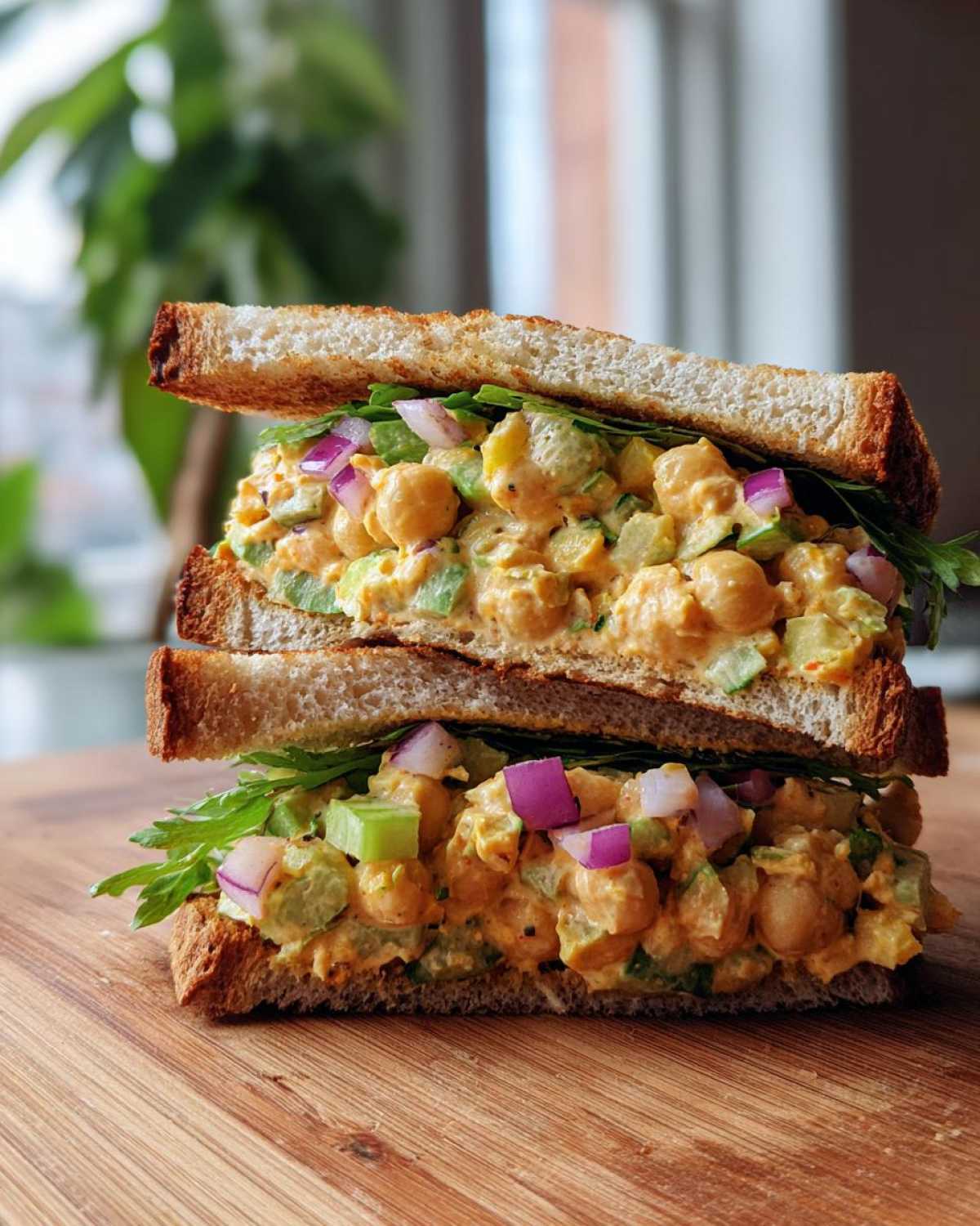 Buffalo Chickpea Salad Sandwich - detail 2