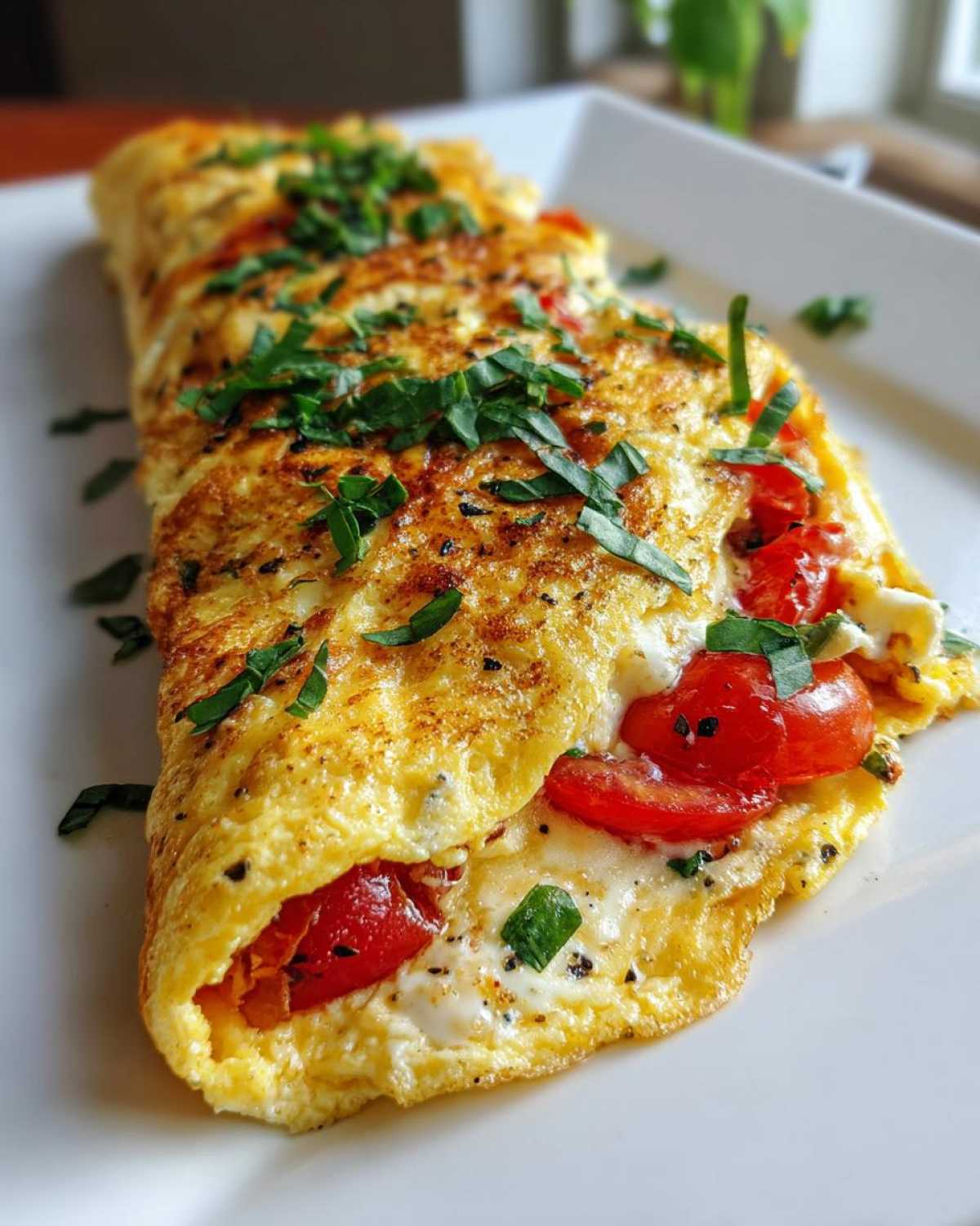 Caprese Omelette Roll-Up - detail 1