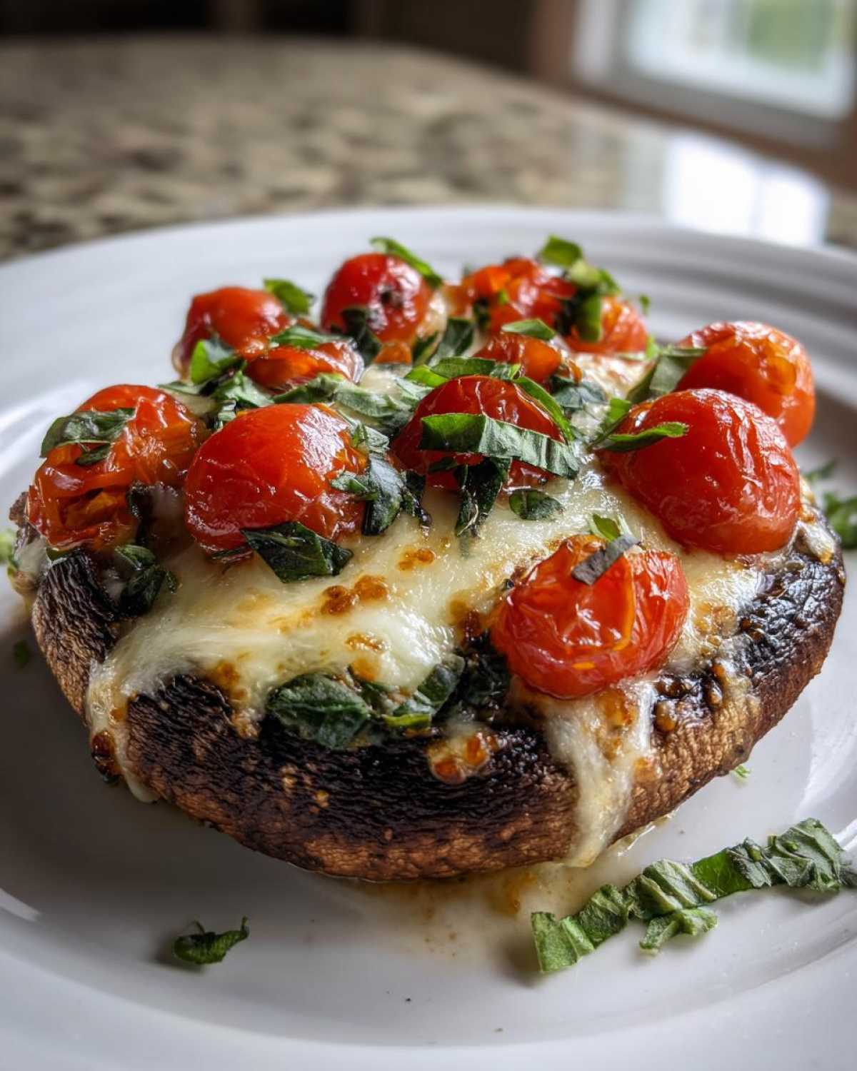 Caprese Stuffed Portobello Mushrooms - detail 3