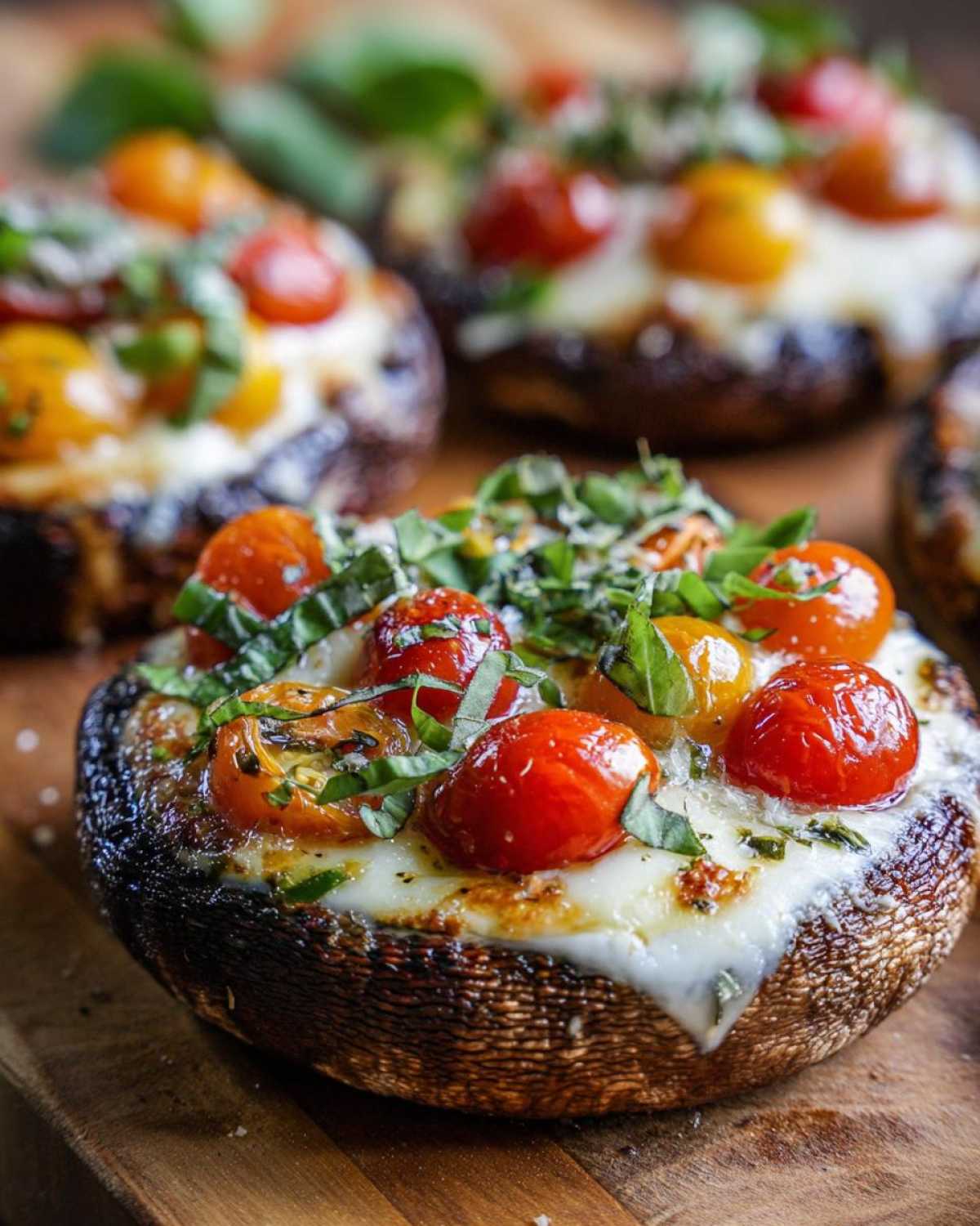 Caprese Stuffed Portobello Mushrooms - detail 4