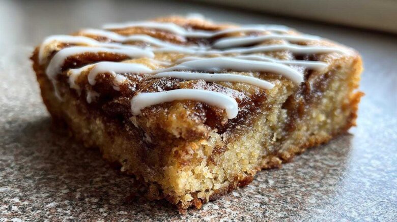 Cinnamon Roll Blondies