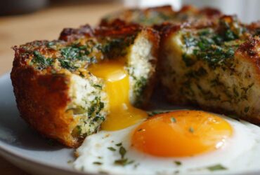 Cloud Eggs with Parmesan and Herbs