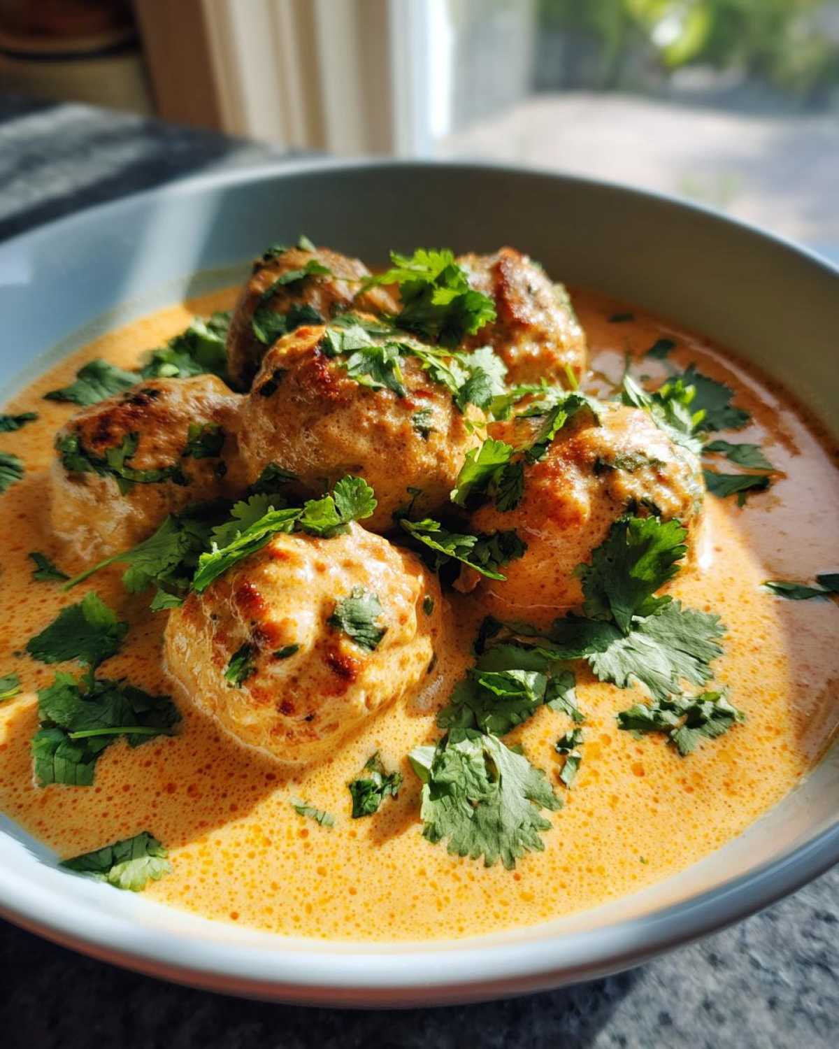 Coconut Curry Chicken Meatballs - detail 2