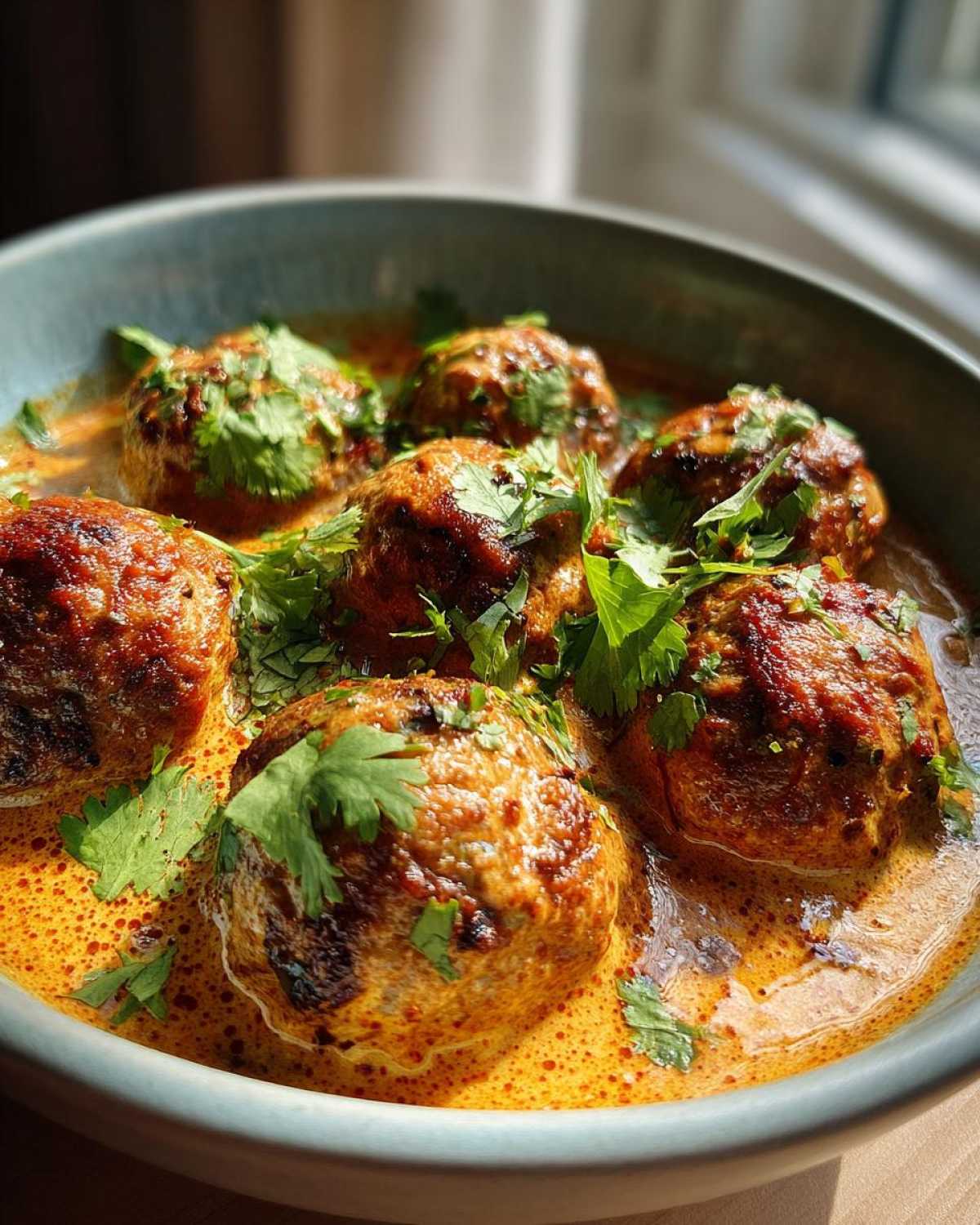 Coconut Curry Chicken Meatballs - detail 4