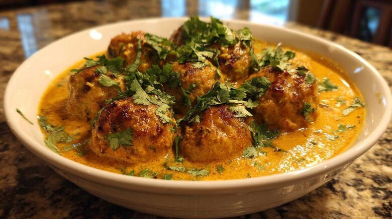Coconut Curry Chicken Meatballs