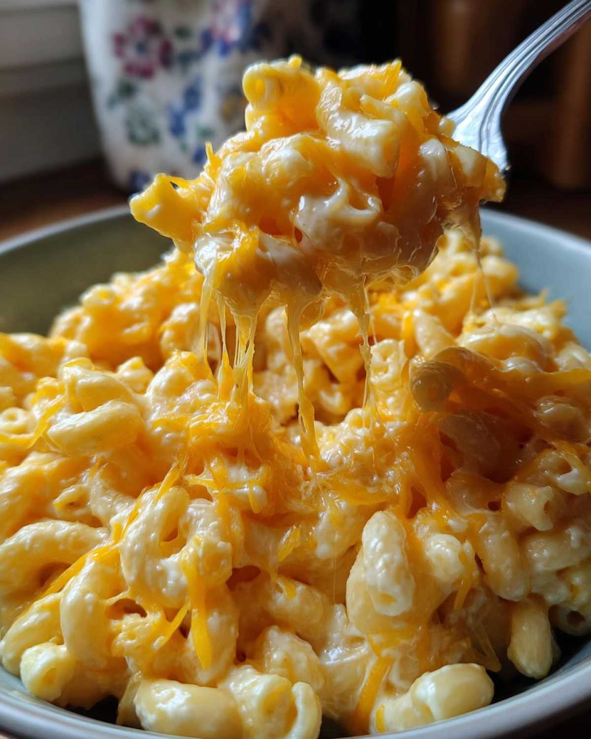 Creamy Stovetop White Cheddar Mac and Cheese - detail 2