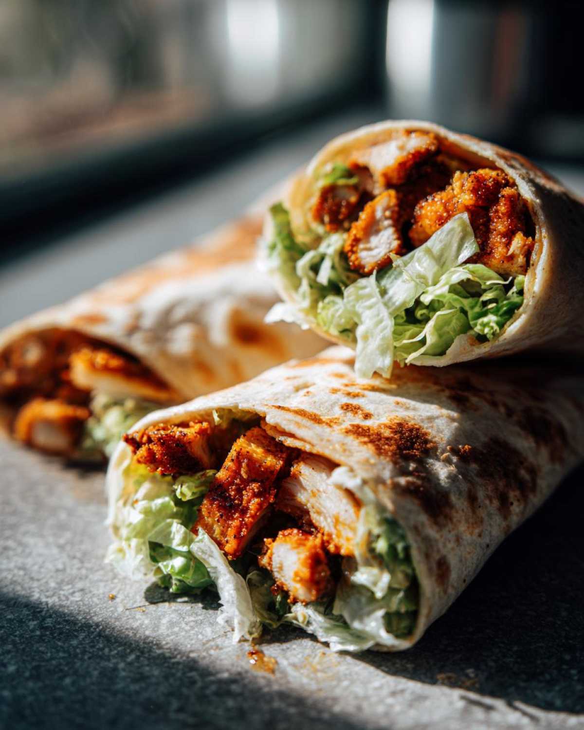 Crispy Chicken Caesar Salad Wraps - detail 1