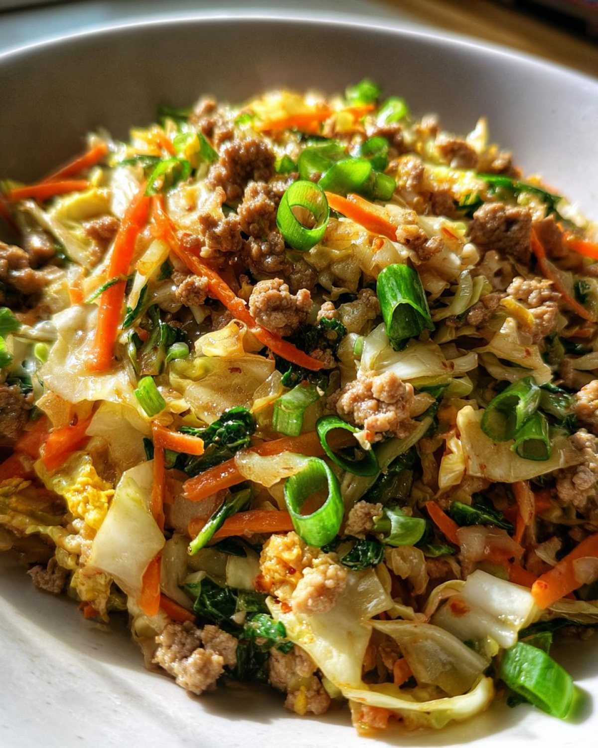 Egg Roll in a Bowl - detail 1