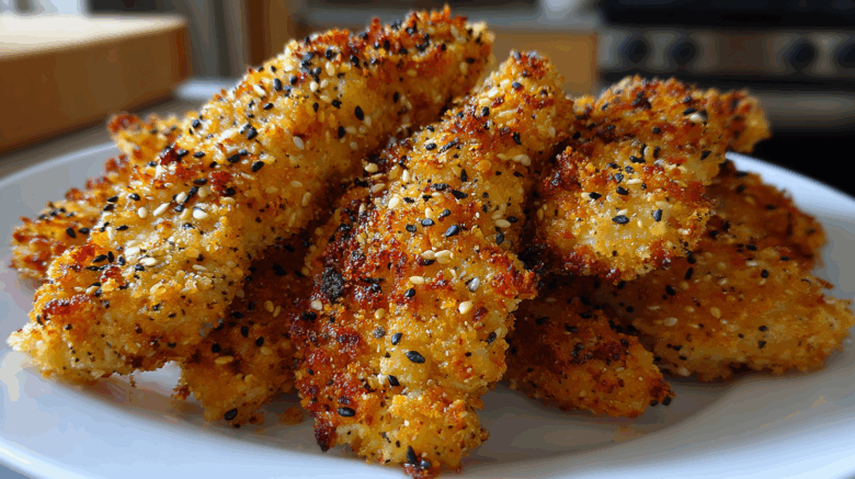 Everything Bagel Crusted Chicken Tenders