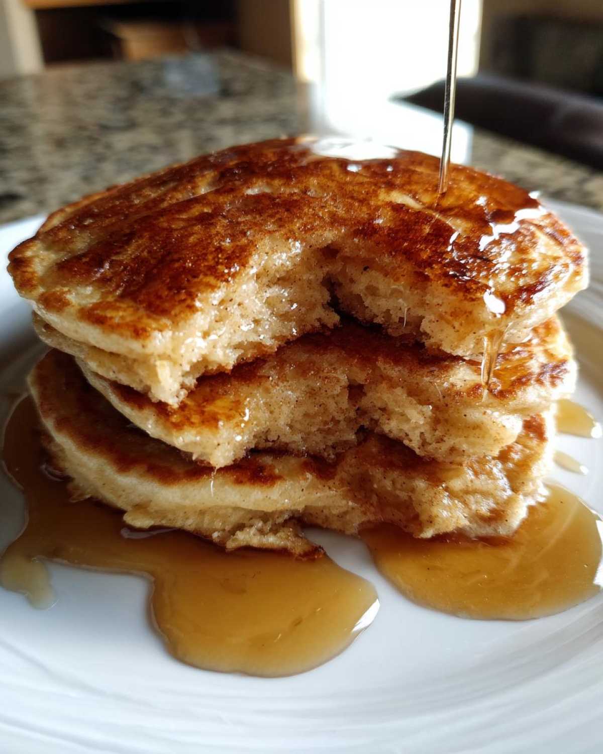 Fluffy Apple Cider Pancakes with a Twist - detail 1