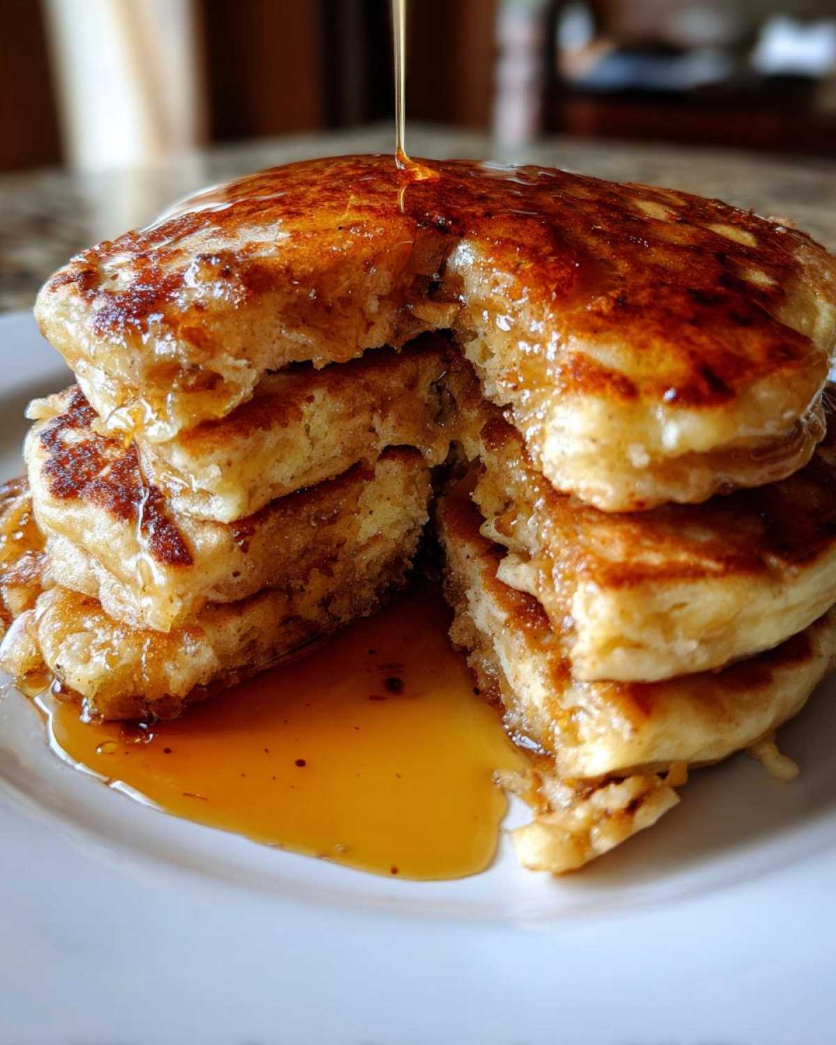 Fluffy Apple Cider Pancakes with a Twist - detail 3