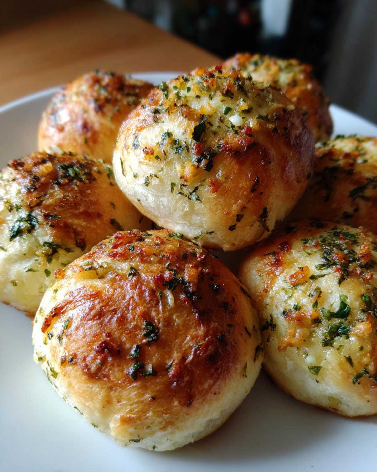 Garlic Herb Dinner Rolls from Scratch - detail 3