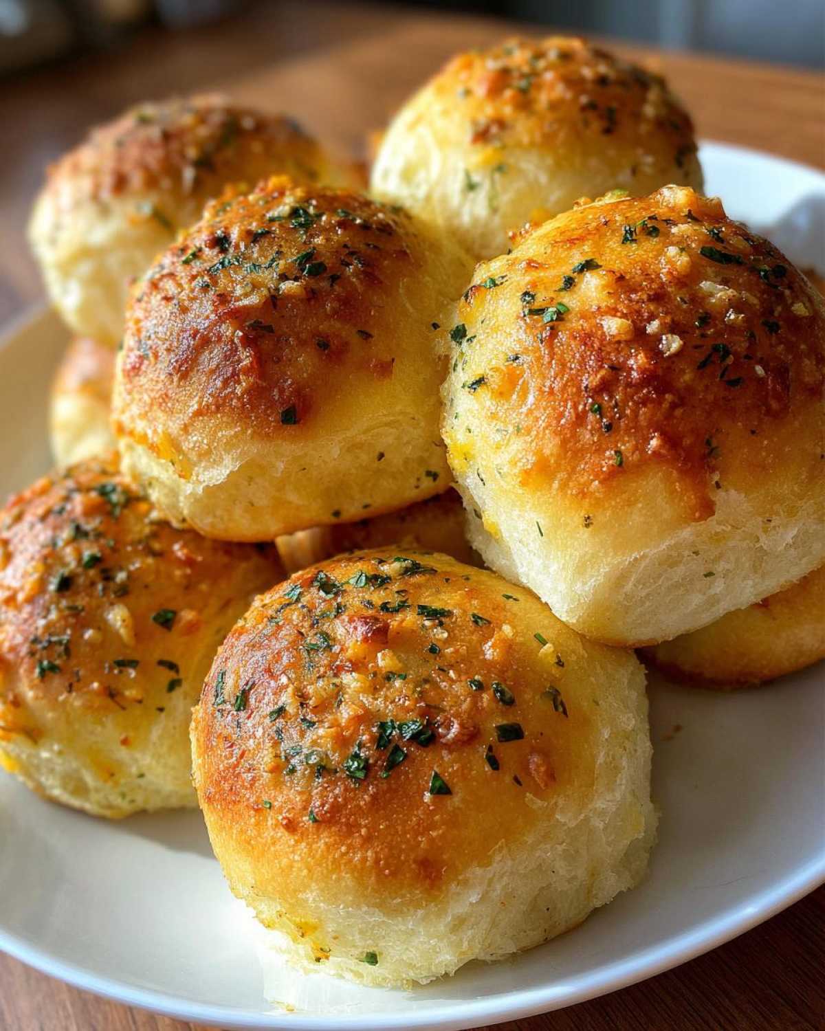 Garlic Herb Dinner Rolls from Scratch - detail 4