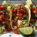 Garlic Lime Grilled Fish Tacos