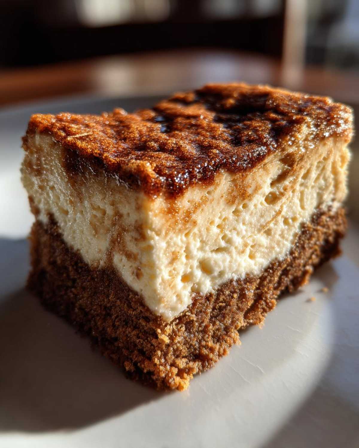 Gingerbread Cheesecake Bars - detail 2