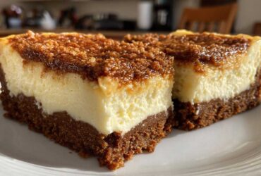 Gingerbread Cheesecake Bars