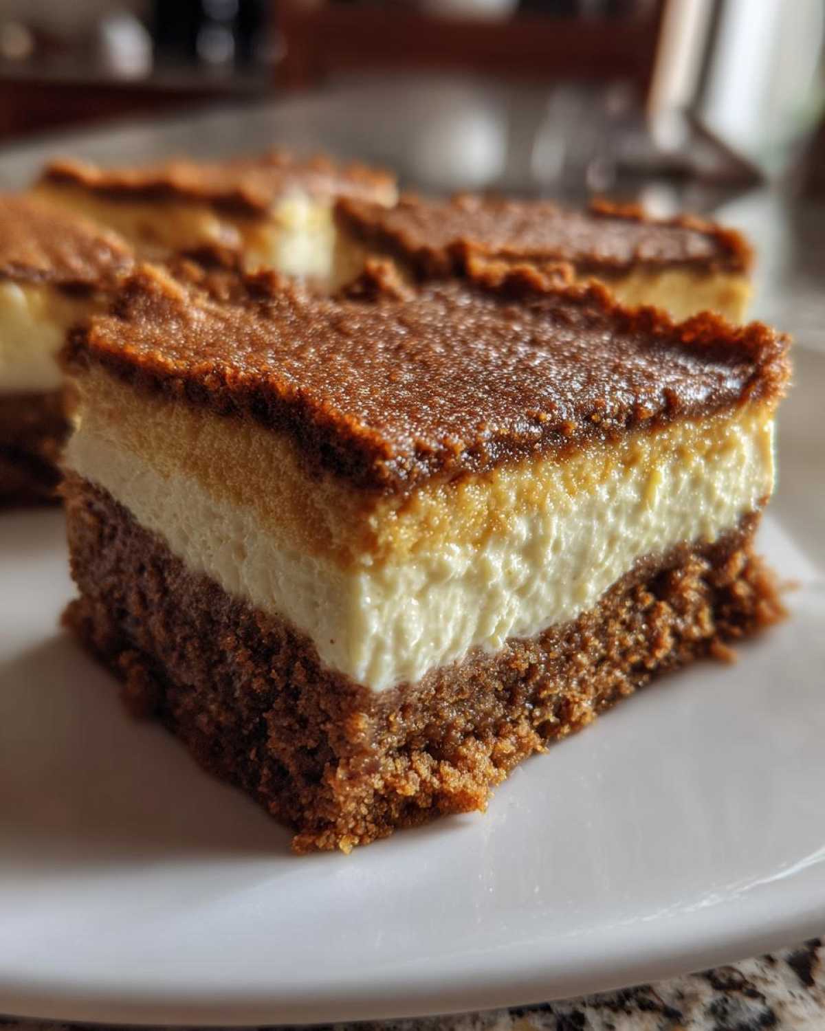 Gingerbread Cheesecake Bars - detail 4