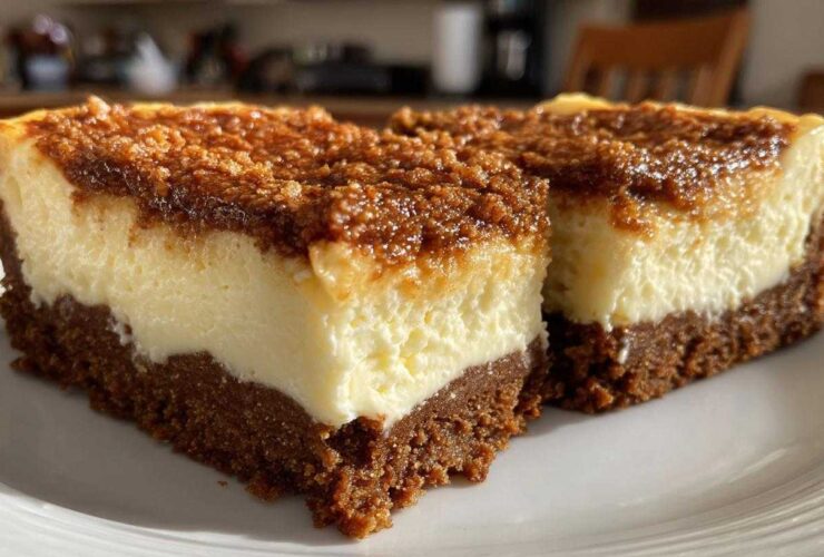 Gingerbread Cheesecake Bars