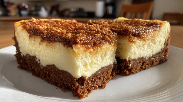 Gingerbread Cheesecake Bars