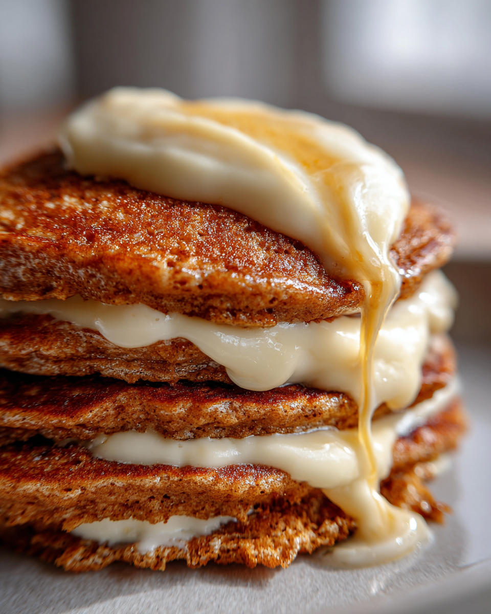 Gingerbread Pancakes with Maple Cream - detail 3