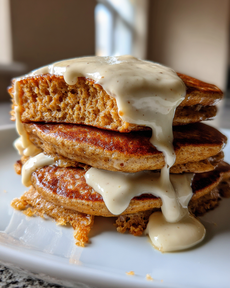 Gingerbread Pancakes with Maple Cream - detail 4