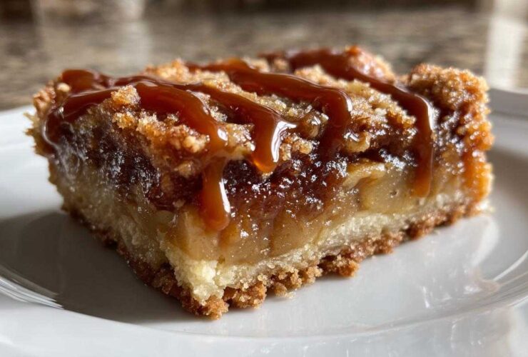 Gooey Caramel Apple Pie Bars