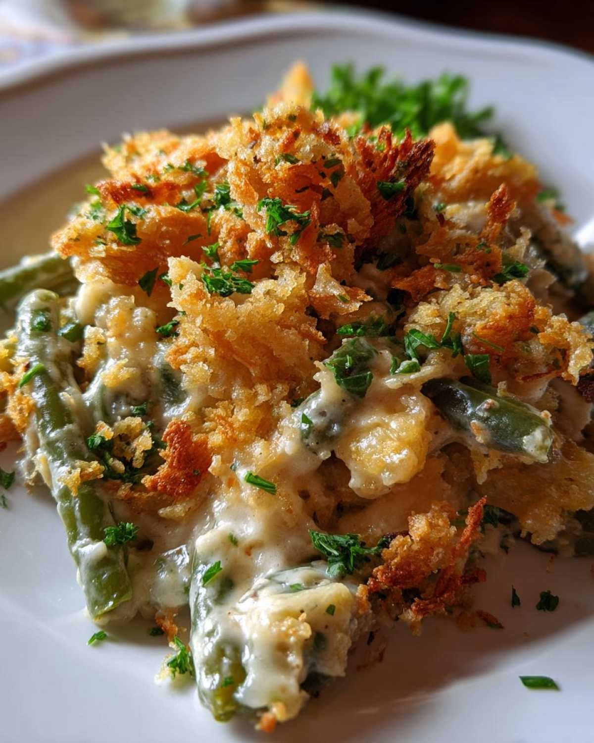 Green Bean Casserole from Scratch - detail 2