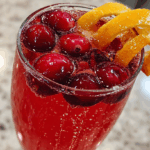 Holiday Cranberry Champagne Cocktail