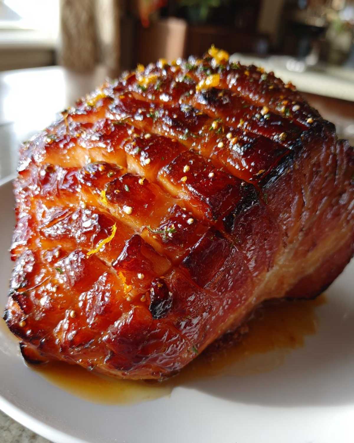 Honey-Orange Glazed Holiday Ham - detail 1