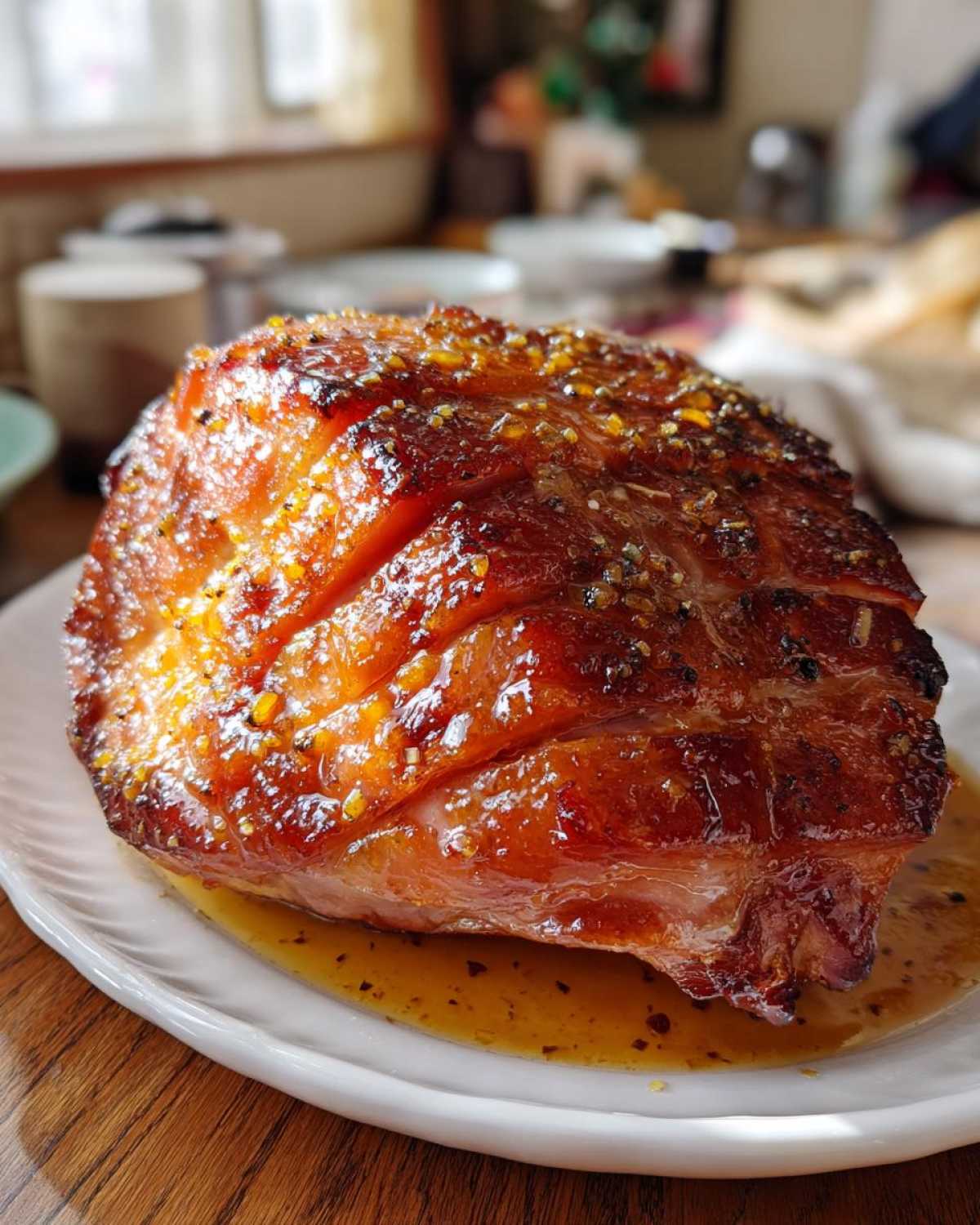 Honey-Orange Glazed Holiday Ham - detail 2