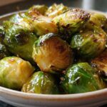 Honey Soy Glazed Brussels Sprouts