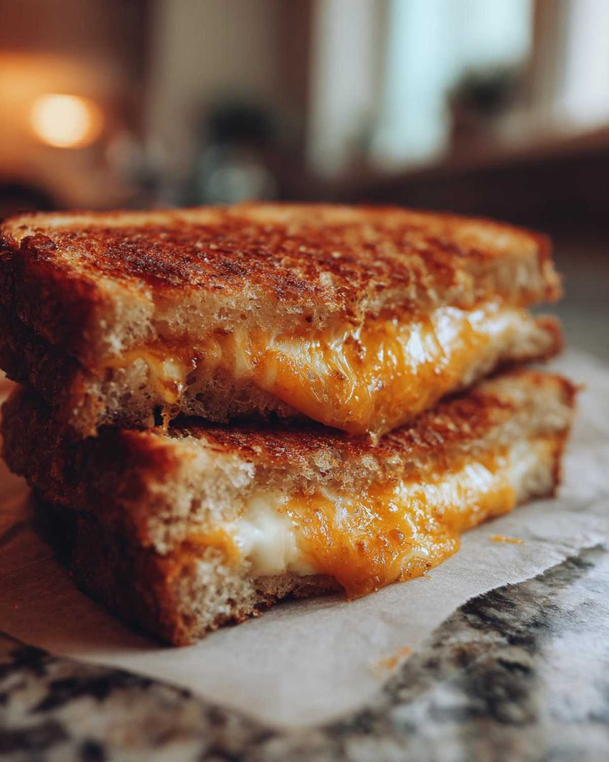 Inside-Out Grilled Cheese Sandwich - detail 1